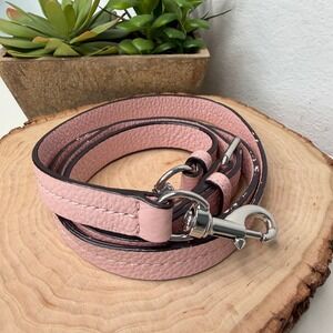 Unbranded Handbag Strap Women Pink Pebbled Leather Adjustable Crossbody OS